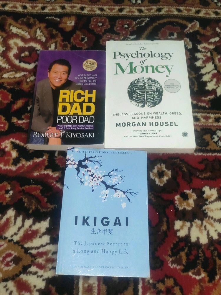 Rich Dad,Ikigai And Psychology Of Money