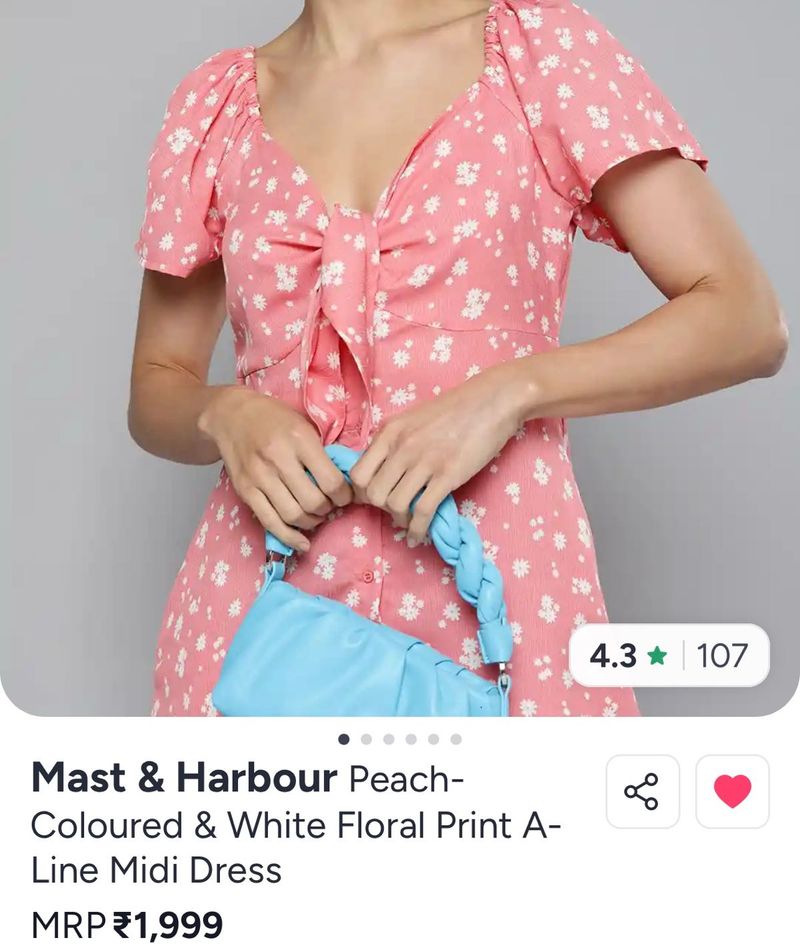 Mast &amp; Harbour Floral Print Midi Dress