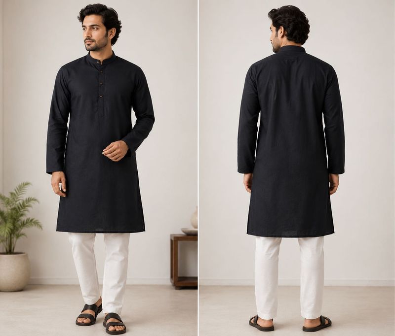 BLack Kurta