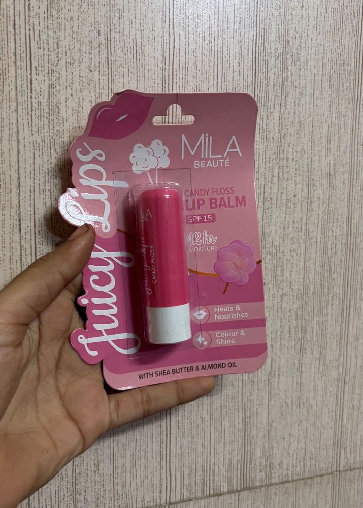 Mila Beaute Candy Floss Lip Balm