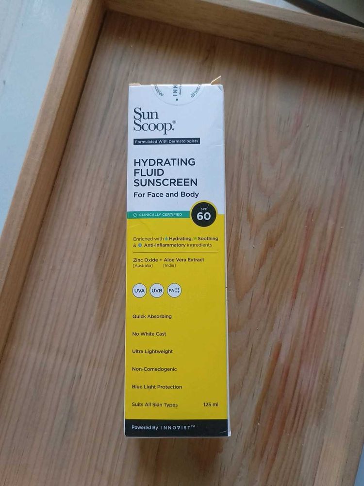 Sun Scoop Hydrating Fluid Sunscreen SPF 60