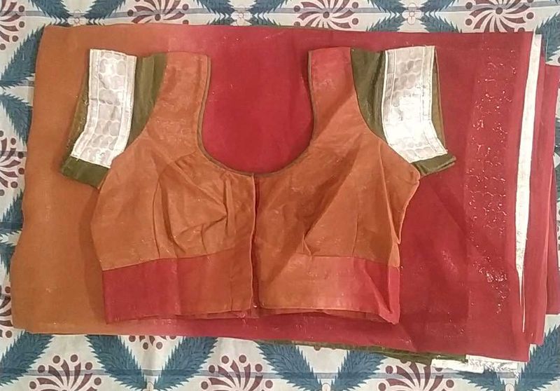 Elegant Saree with Matching Blouse