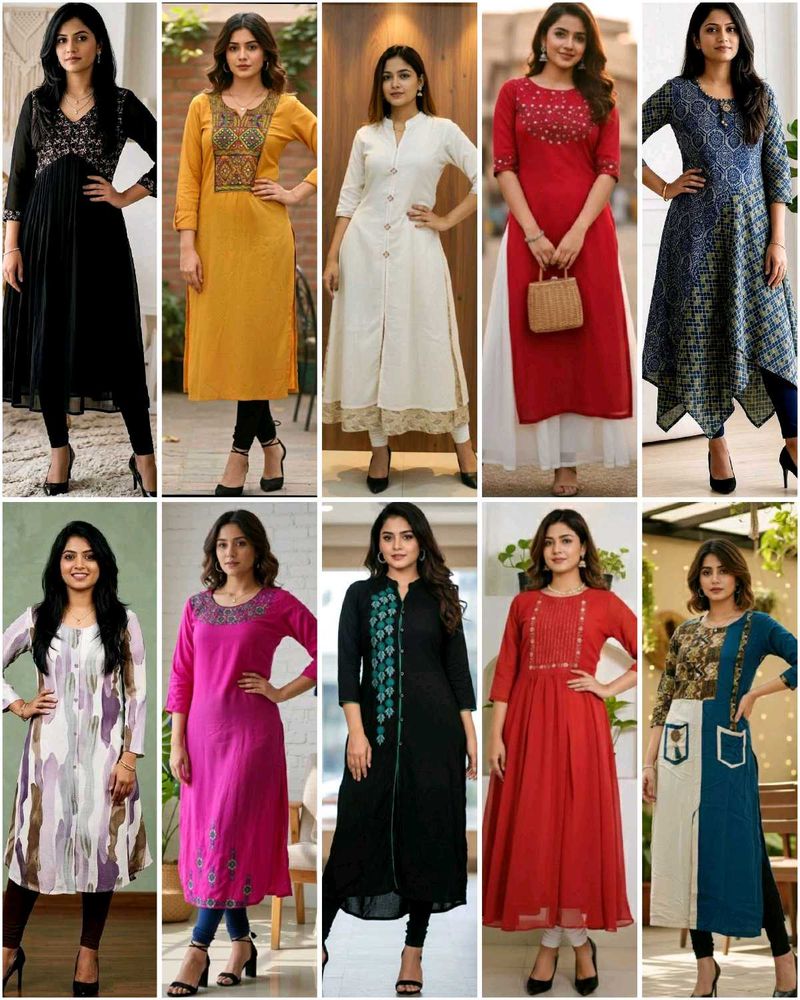 10 kurtis combo pack 🚨📣✨