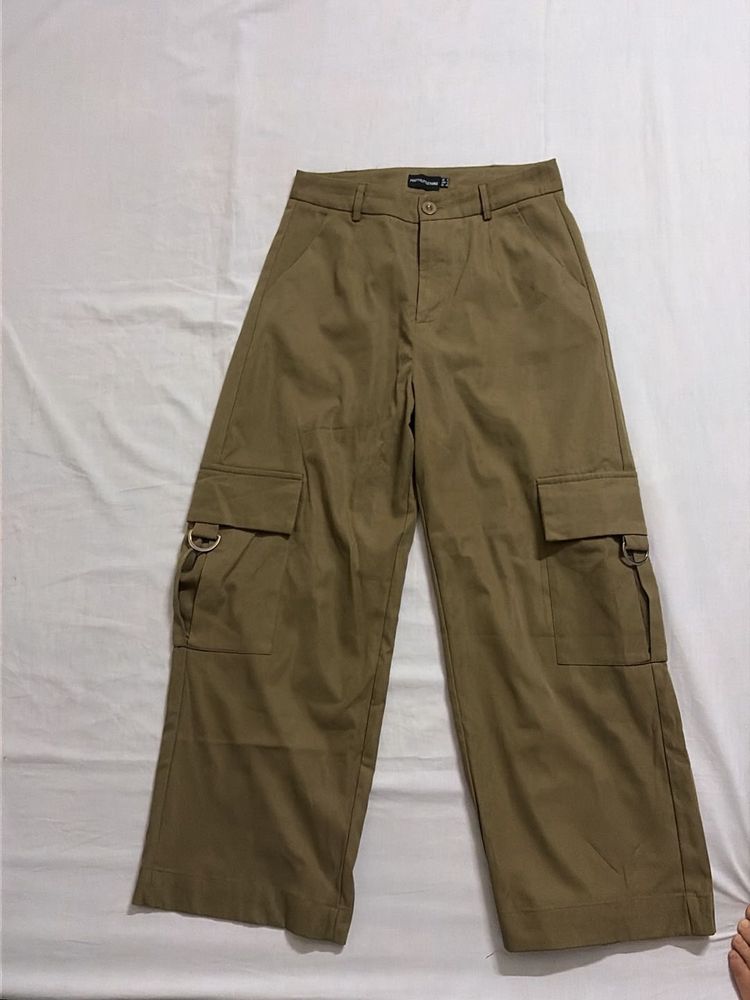 Olive green side pocket for women