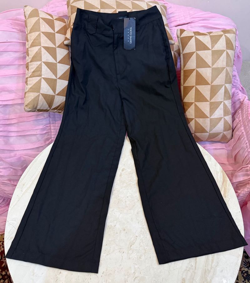 Black Wide Leg Trousers