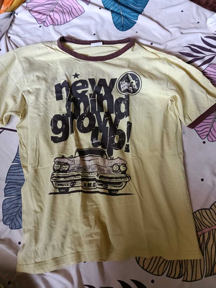 Yellow Graphic T-Shirt