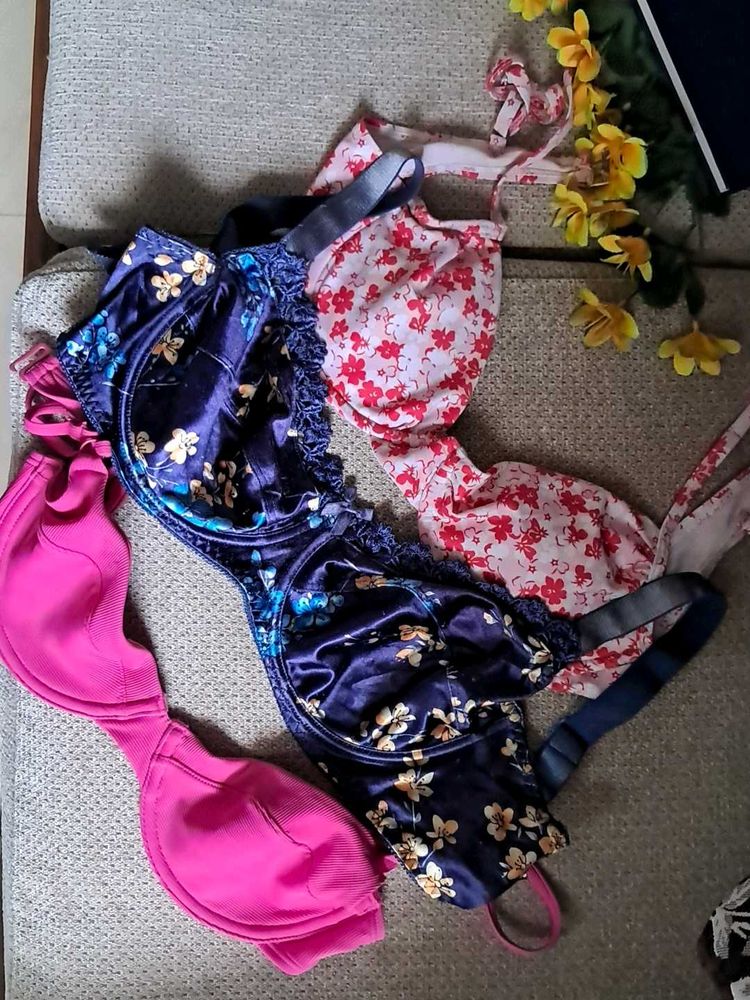 Luxe Floral Print Bra