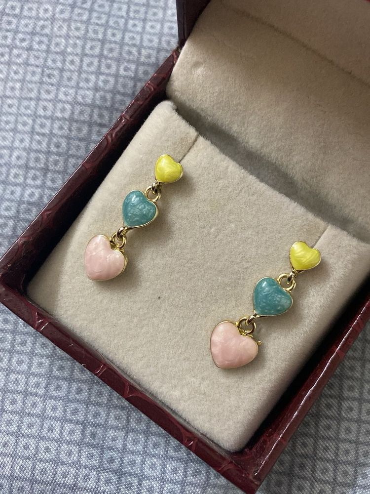 Cute Heart Dangle Earrings