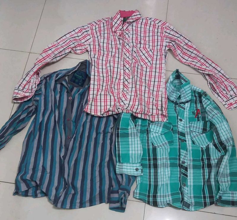 Bundle of 3 Men's Long Sleeve Shirts