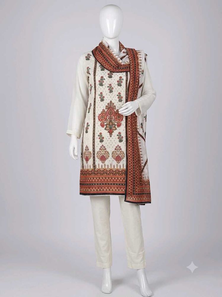 Elegant Printed Kurta Set with Dupatta