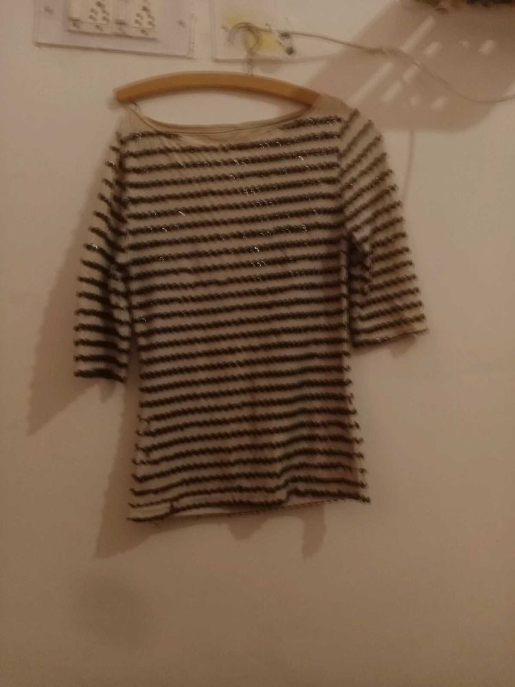 Striped Sparkle Top