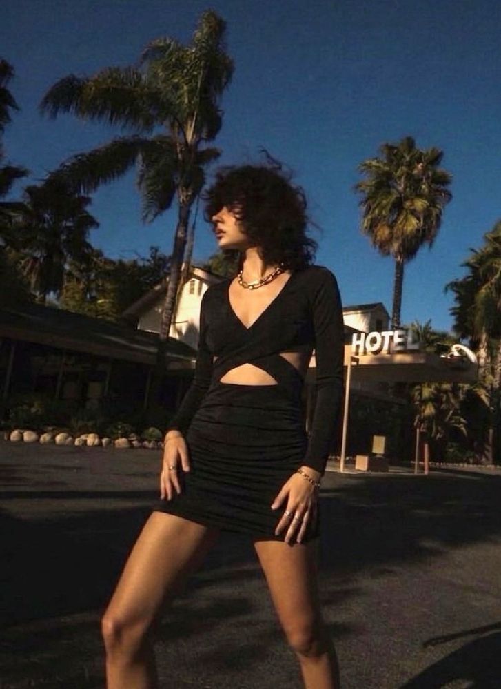 Black Wrap Dress
