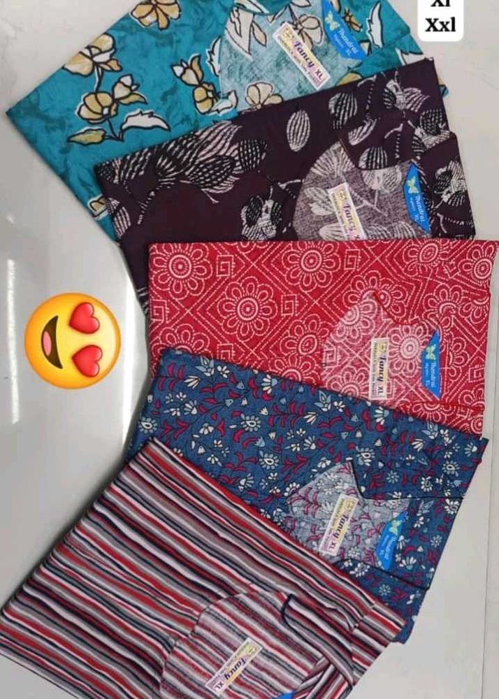 Vibrant Cotton Kurtas - Pack of 5