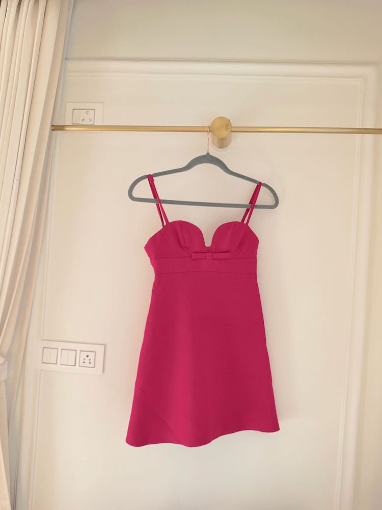 Mango Sweetheart Neckline Dress