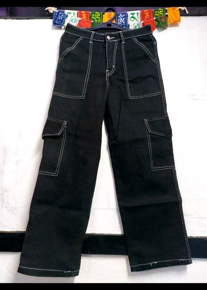 Black Cargo Pants