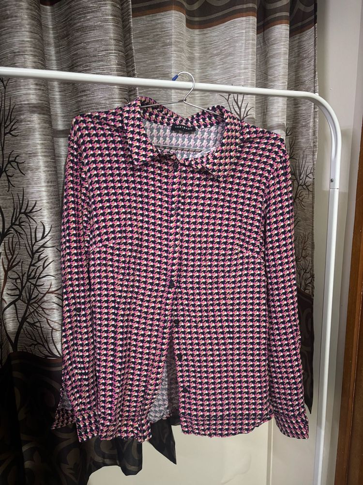 Stylish Printed Full Sleeves Shirt