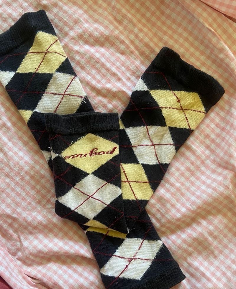 Argyle Pattern Gloves