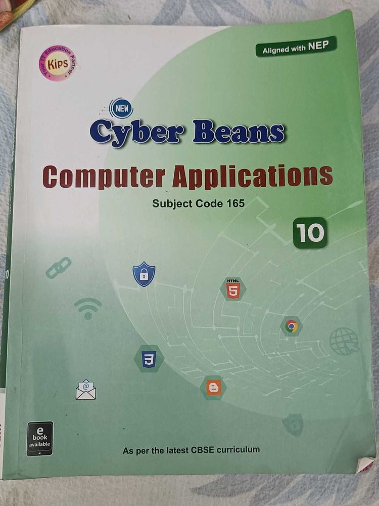 Cyber Beans Computer Applications Class 10 Book