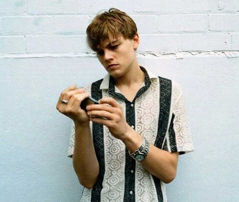 Patterned Button-Down Shirt