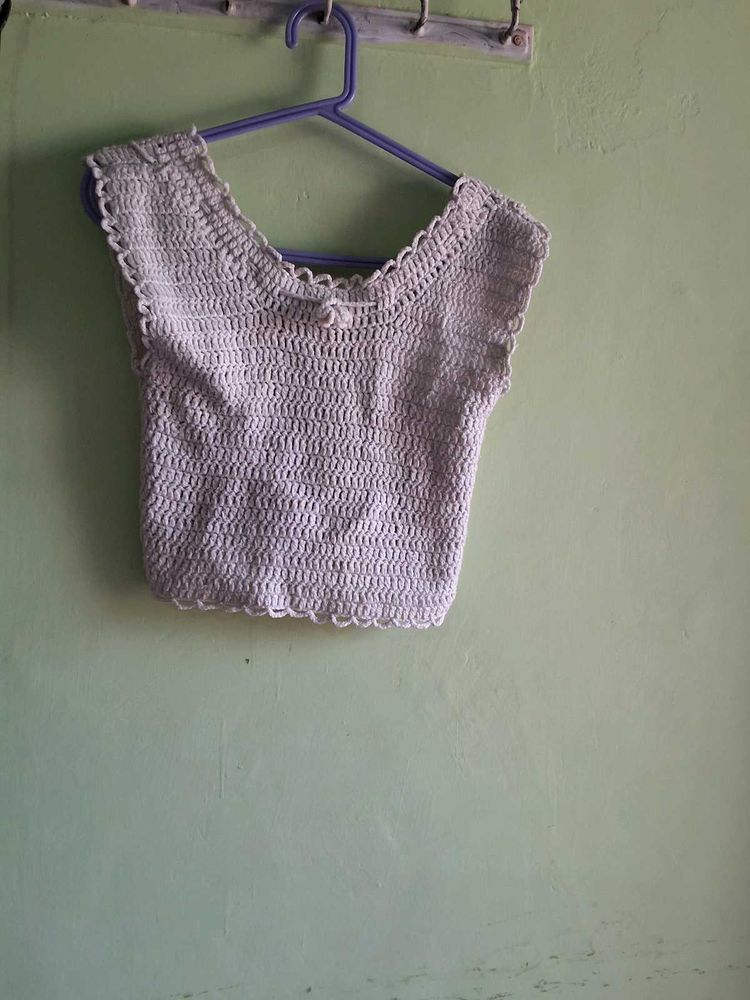 Crochet Knit Top
