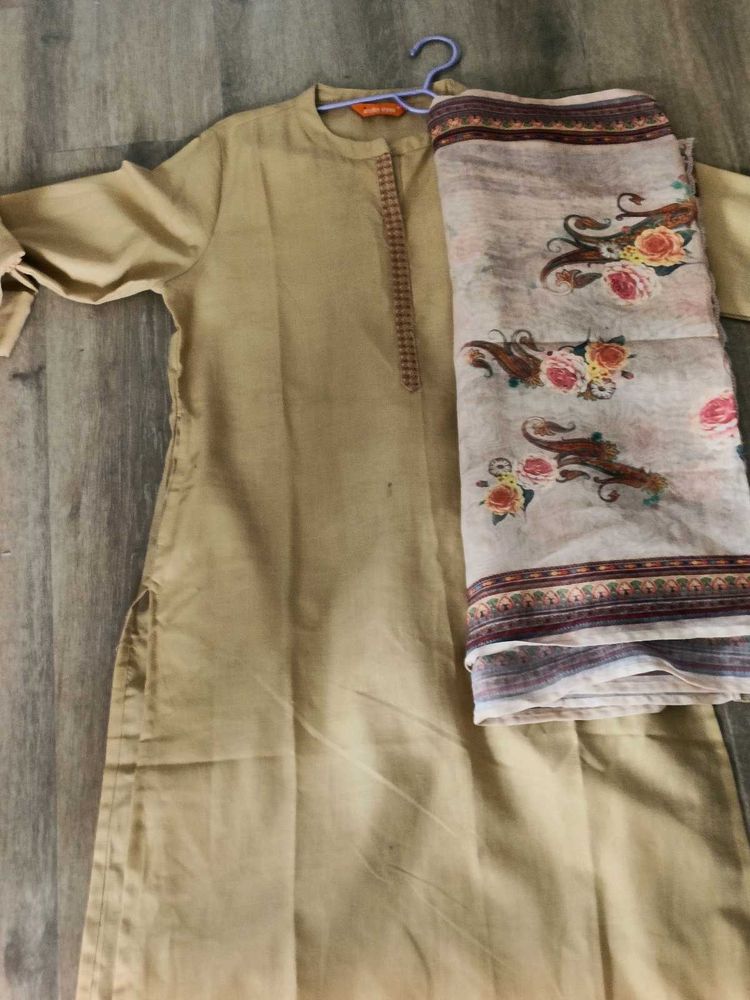 3 PIECE SET- KURTI WITH PYAJAMA &amp; DUPATTA