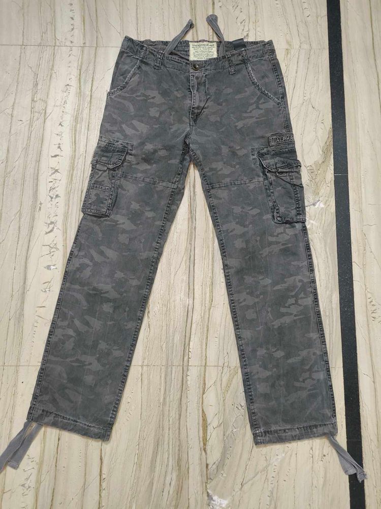 ALPHA INDUSTRIES Men's Jet Pant Camo Trousers