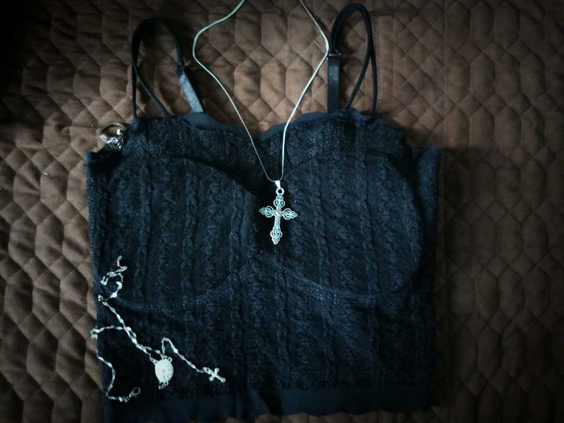 gothic Lace Top