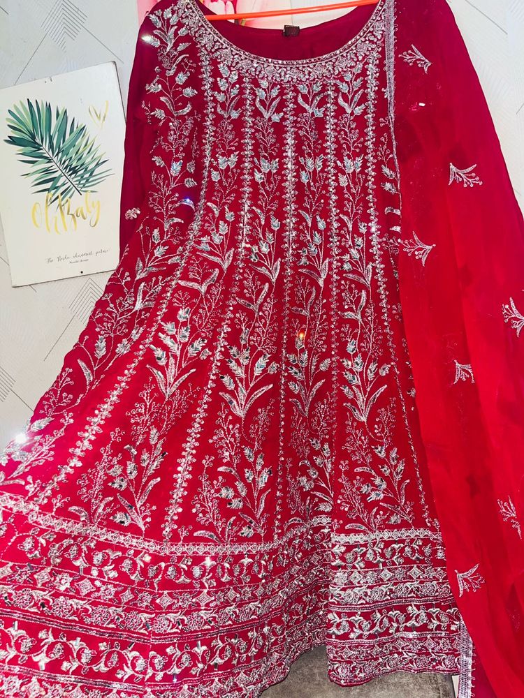 beautiful party wear Sarara suit full work