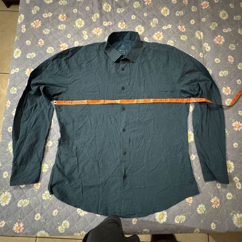 Men's Plaid Long Sleeve Button-Down Shirt