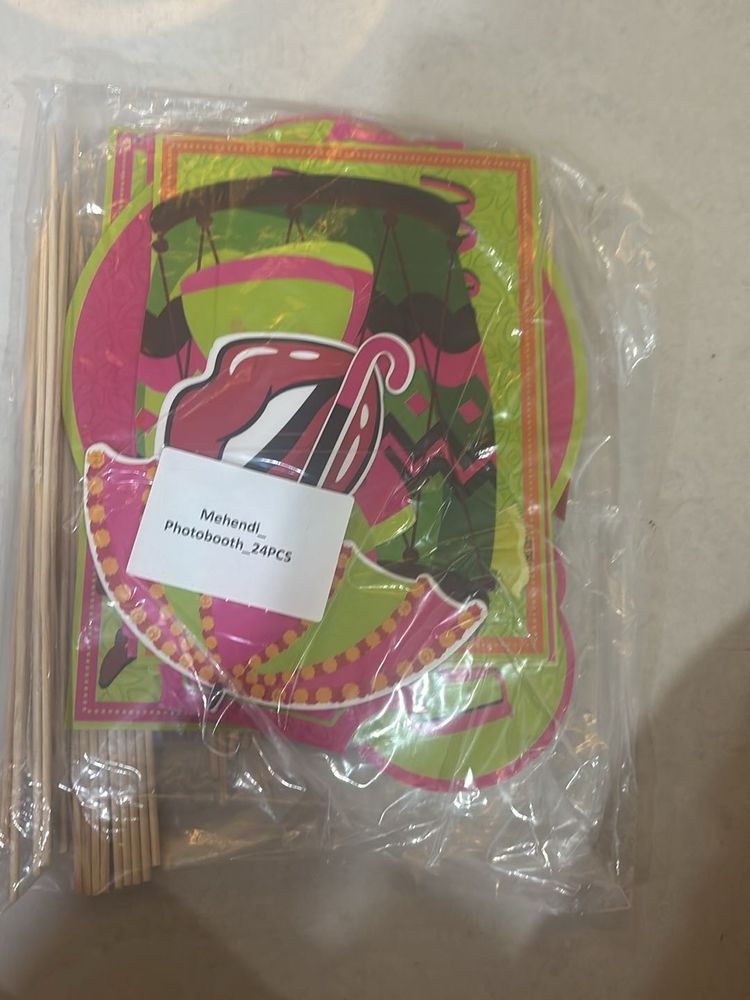 Mehendi Photobooth Props