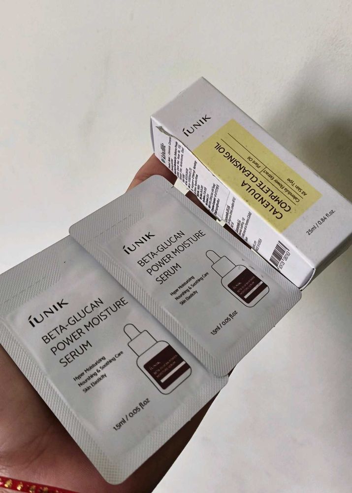 Iunik Beta-Glucan Power Moisture Serum Samples