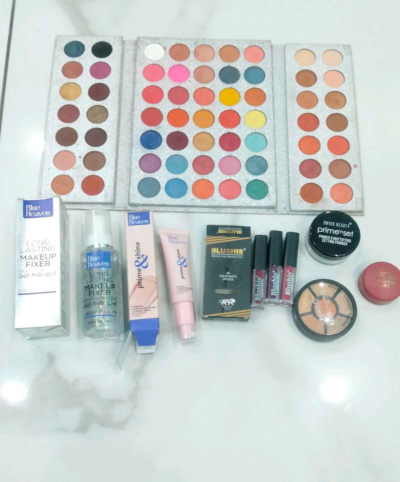 Mixed Makeup Set - Palettes, Fixer, &amp; More!