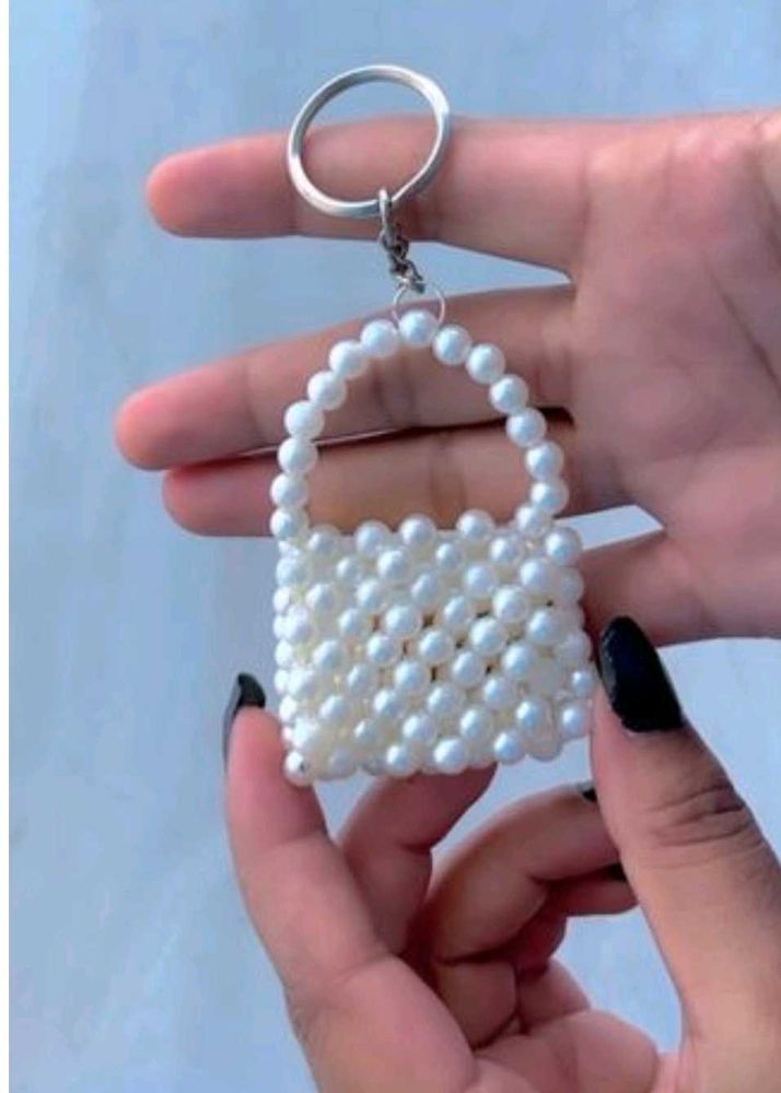 Pearl Mini Bag customized Keychain