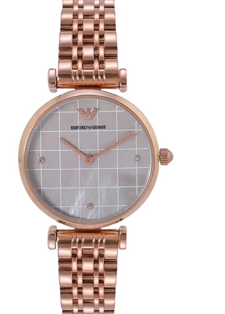 Emporio first copy Armani Rose Gold Watch