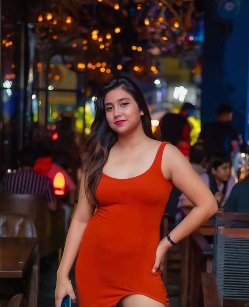 Vibrant Orange Bodycon Dress