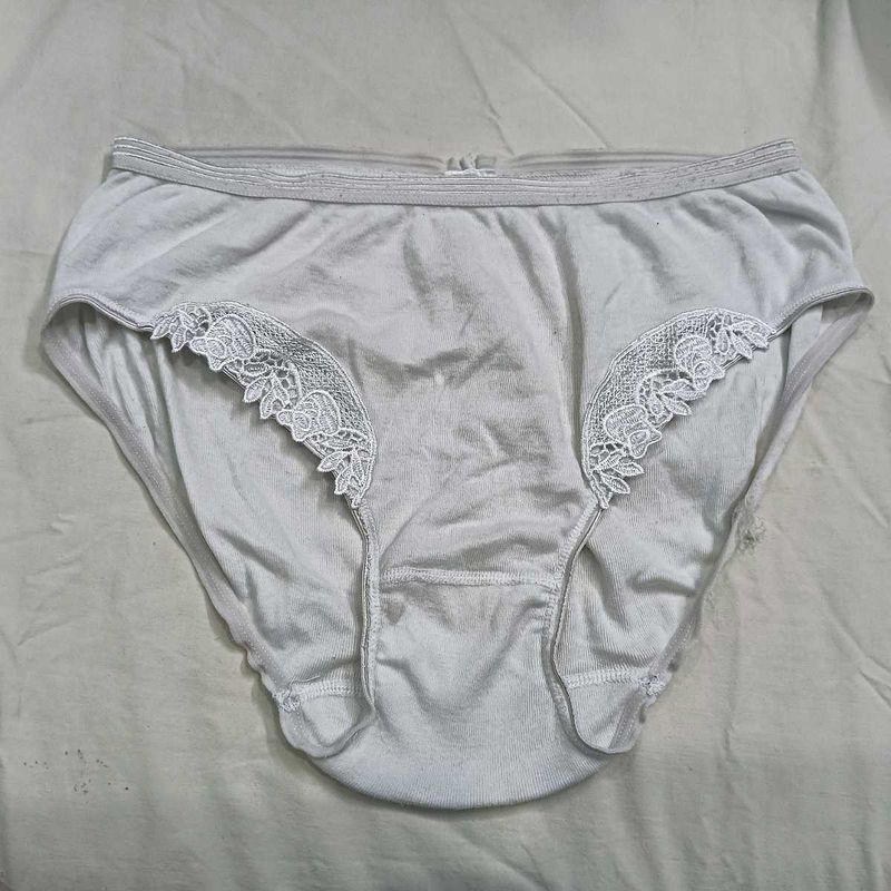 Lace ❤️‍🔥Trimmed White Briefs