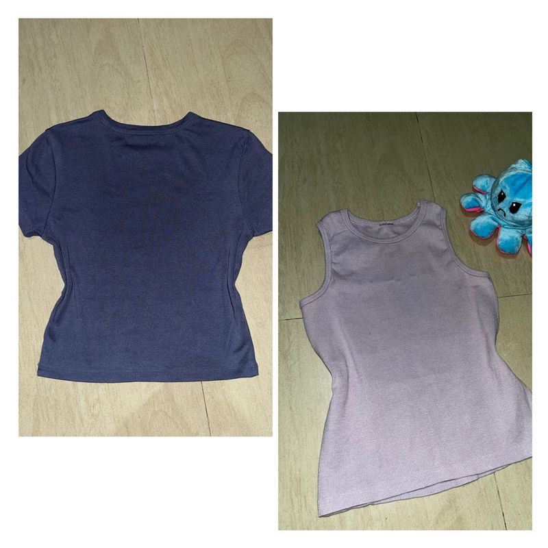 Lot of 2 basic tops