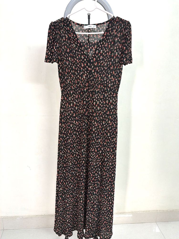 Chic Floral Print Maxi Dress
