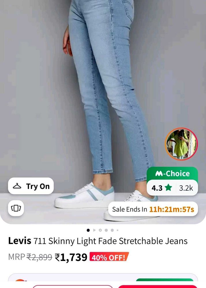 Limited! Levi's Women 711 skinny Jeans