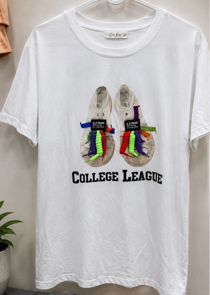 White College League Graphic T-Shirt