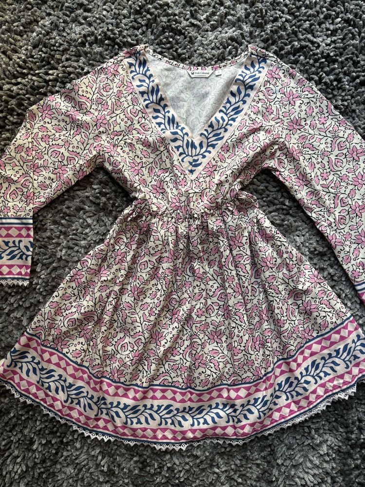 Boho Floral Print Tunic top/dress