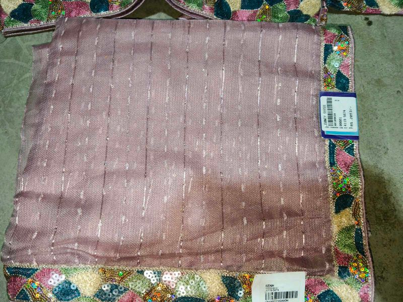 Embellished Saree with Sequins