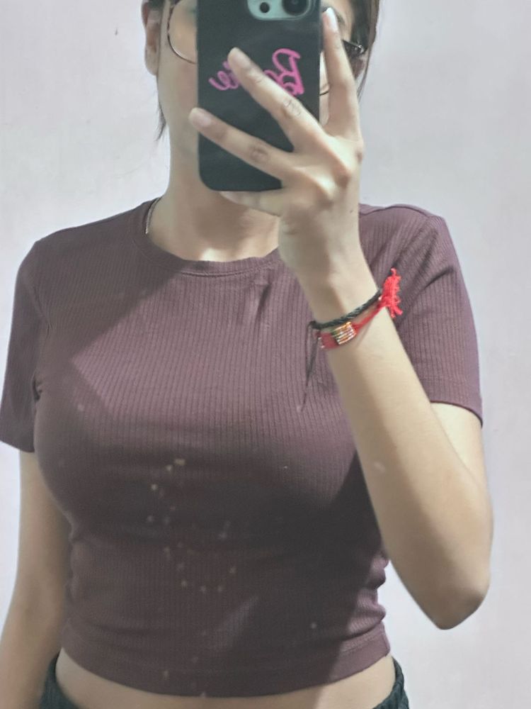 Ribbed Crop Top