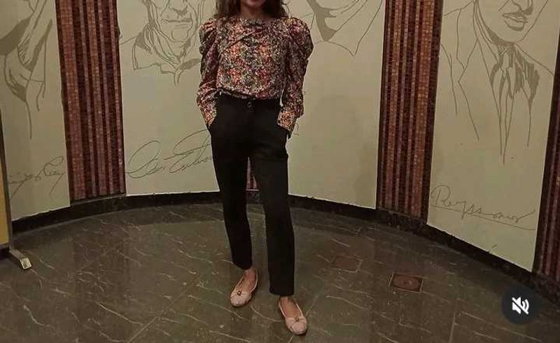 Floral Puff Sleeve Top and pant