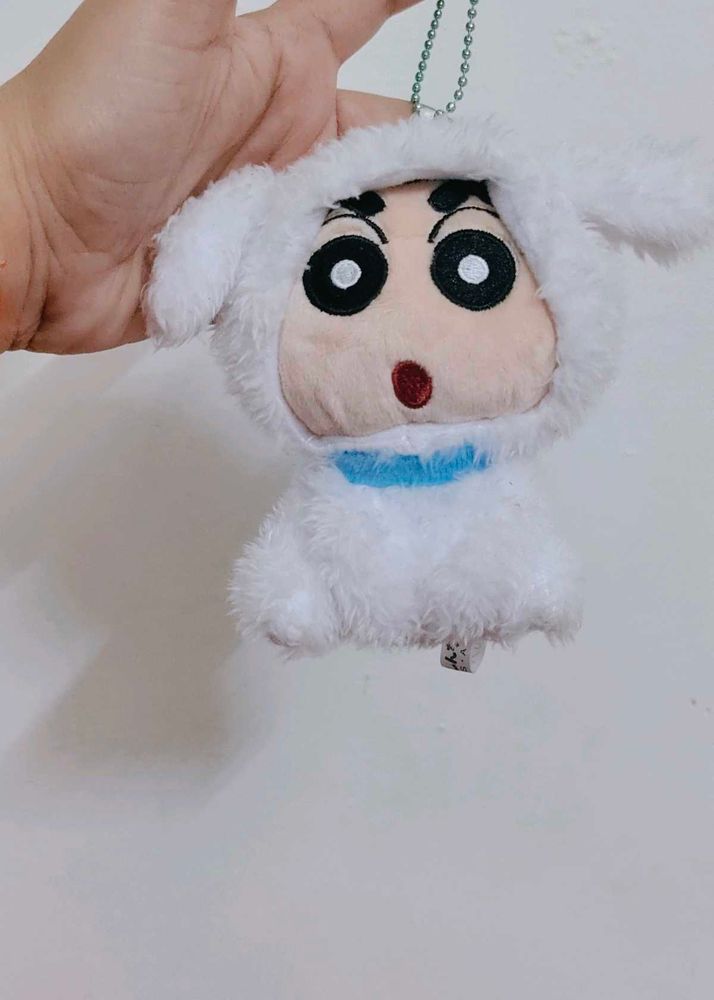 Cute Shinchan Sheep Plush Keychain