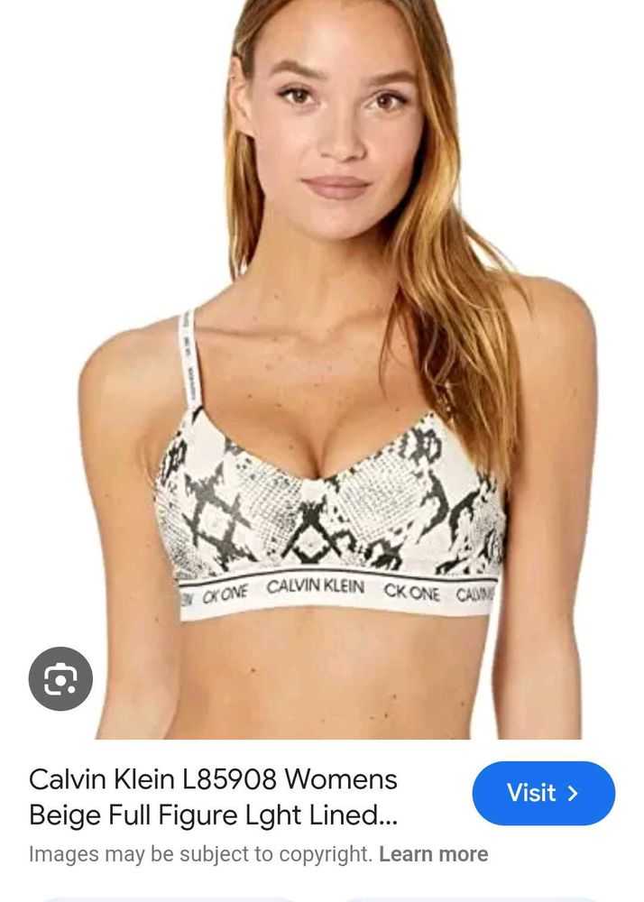 Calvin Klein Sports Bra Snake Print