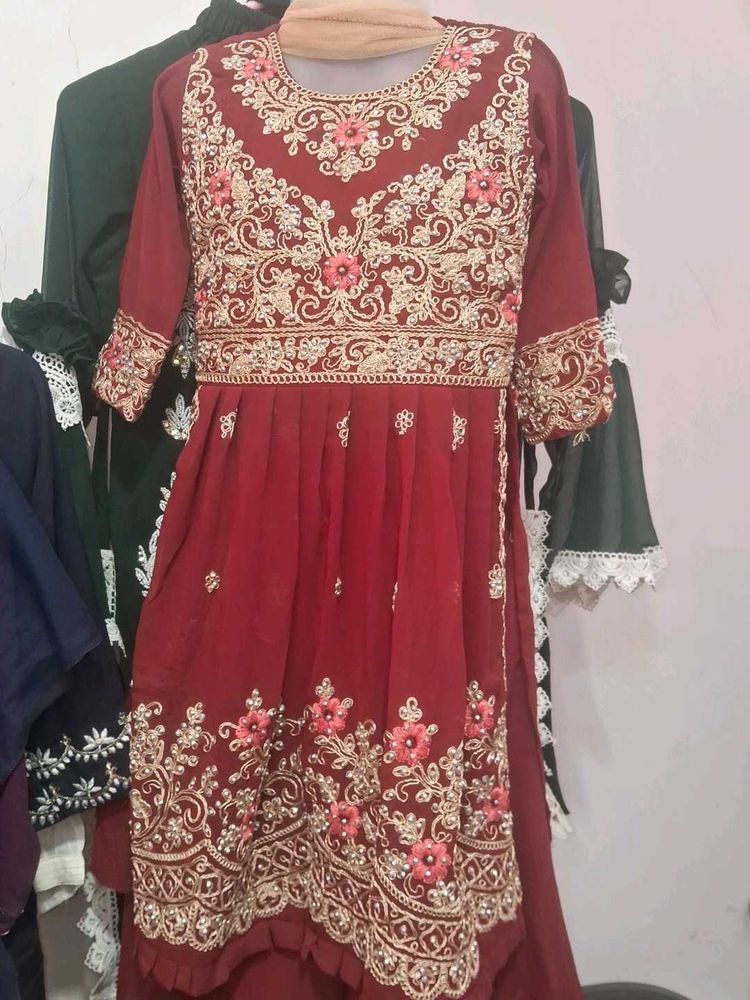Eythenic Wear For Baby Girl Suit