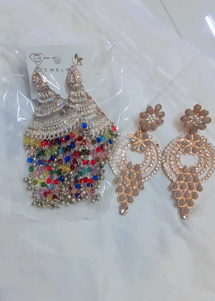 Stunning Jhumka &amp; Drop Earrings Set