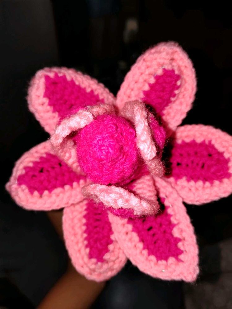 Handmade Crochet Flower Decor