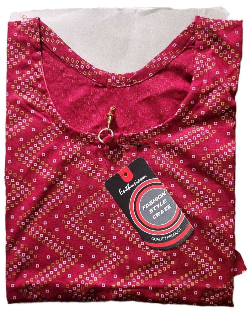 New Bandhej Kurti